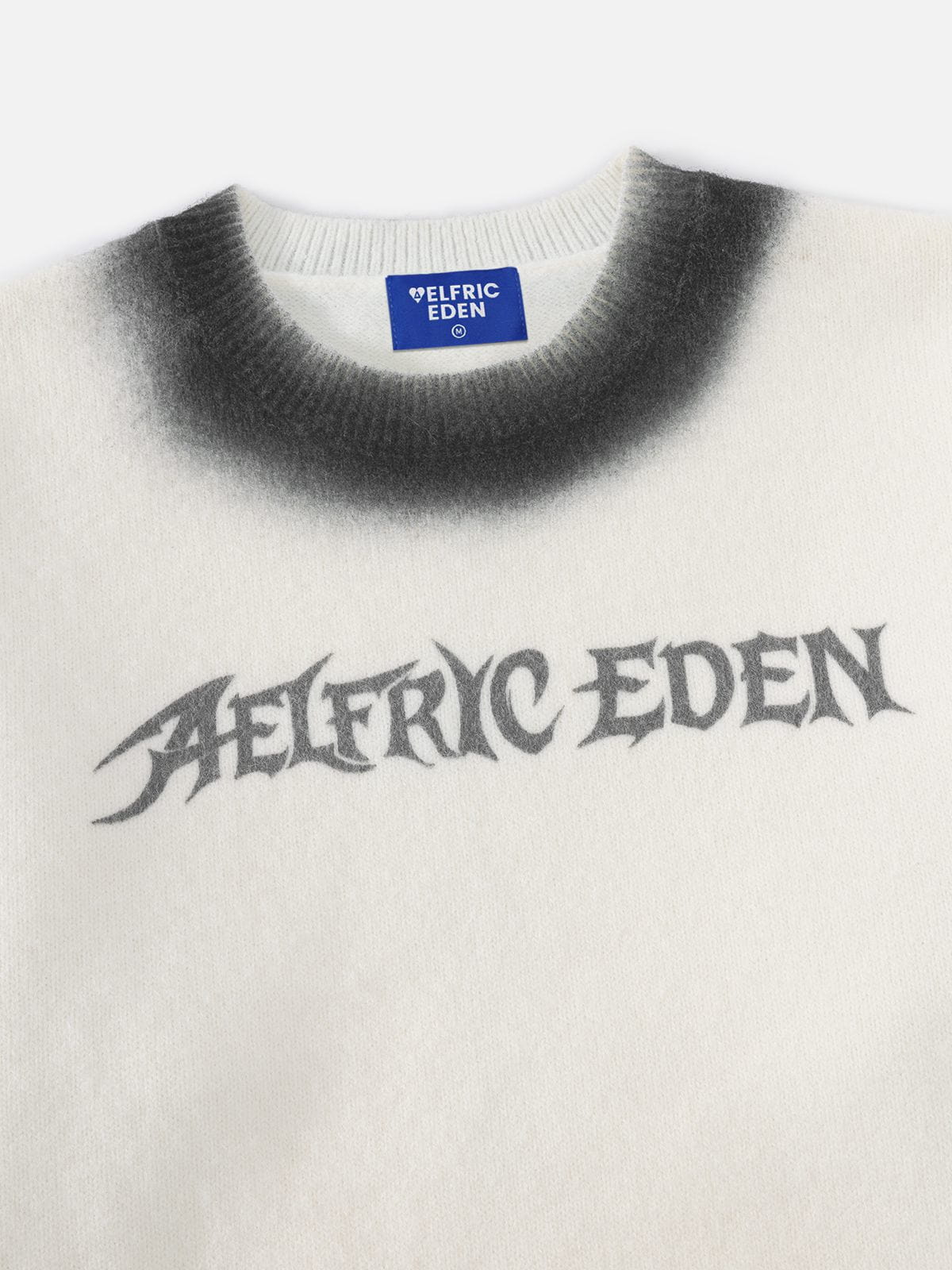 Gradient Dyed Sweater Black - Aelfric Eden