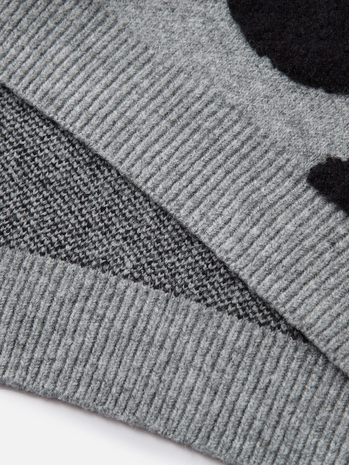 Graphic Knit Sweater Grey - Aelfric Eden