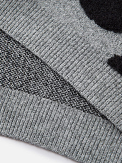 Graphic Knit Sweater Grey - Aelfric Eden