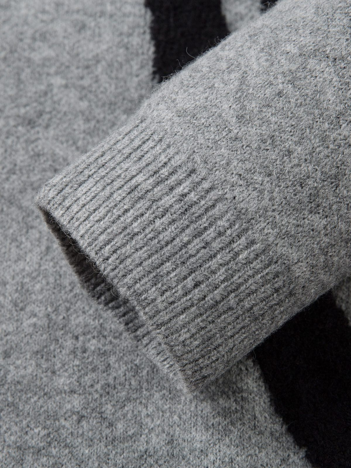 Graphic Knit Sweater Grey - Aelfric Eden