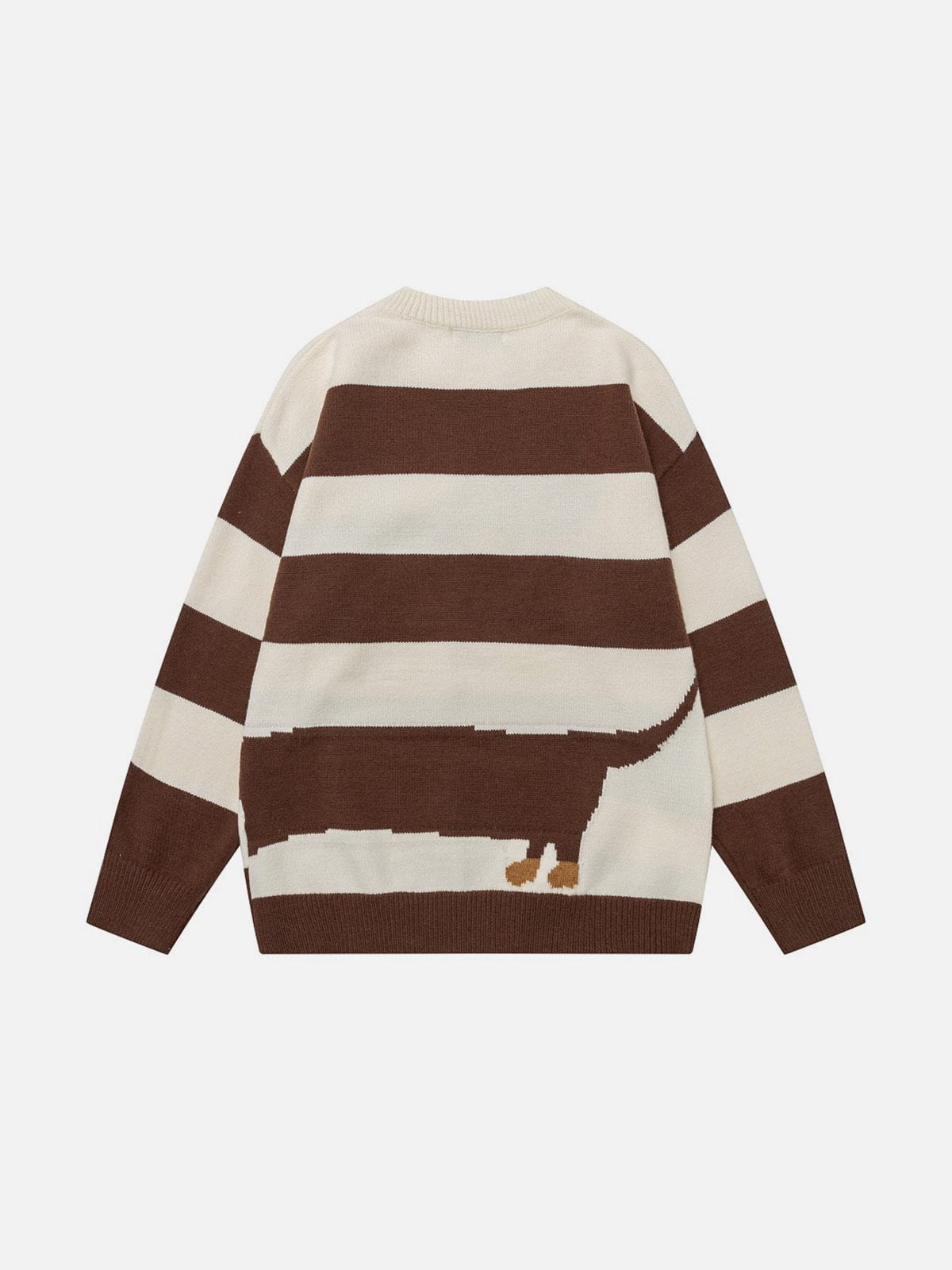 Striped Dachshund Sweater Apricot - Aelfric Eden