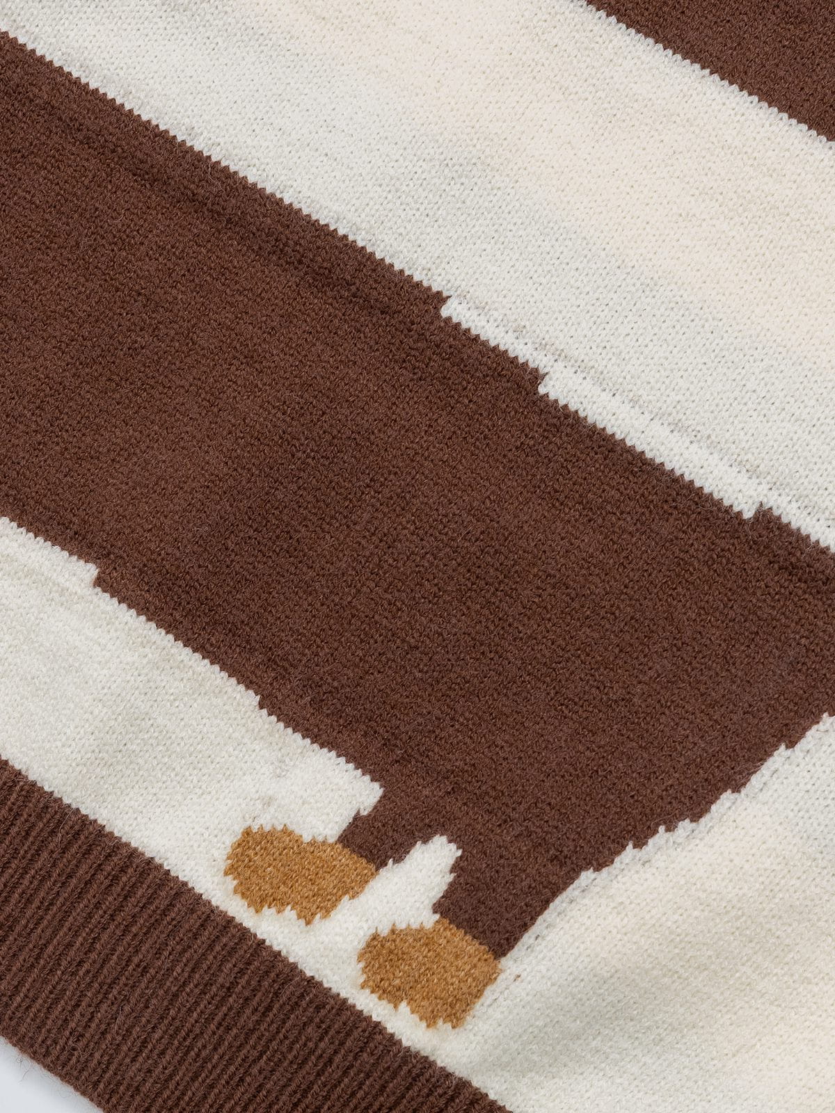 Striped Dachshund Sweater Apricot - Aelfric Eden