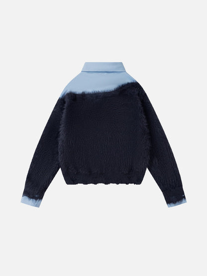 Tie Two Layer Sweater Red - Aelfric Eden