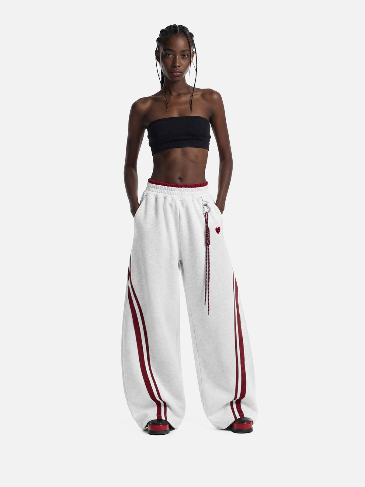 Baggy Barrel Sweatpants Grey - Aelfric Eden