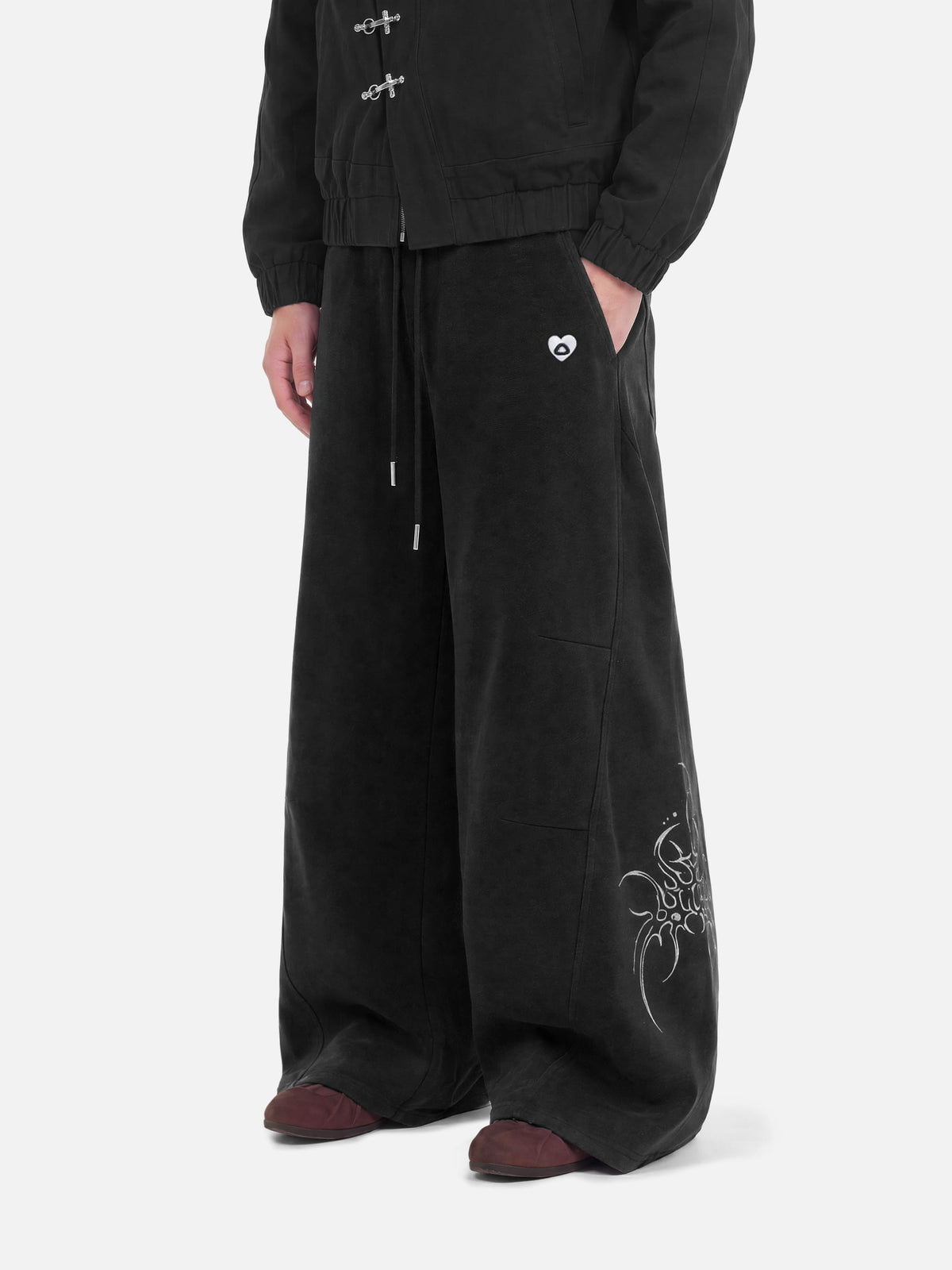 Blade Baggy Barrel Sweatpants Black - Aelfric Eden