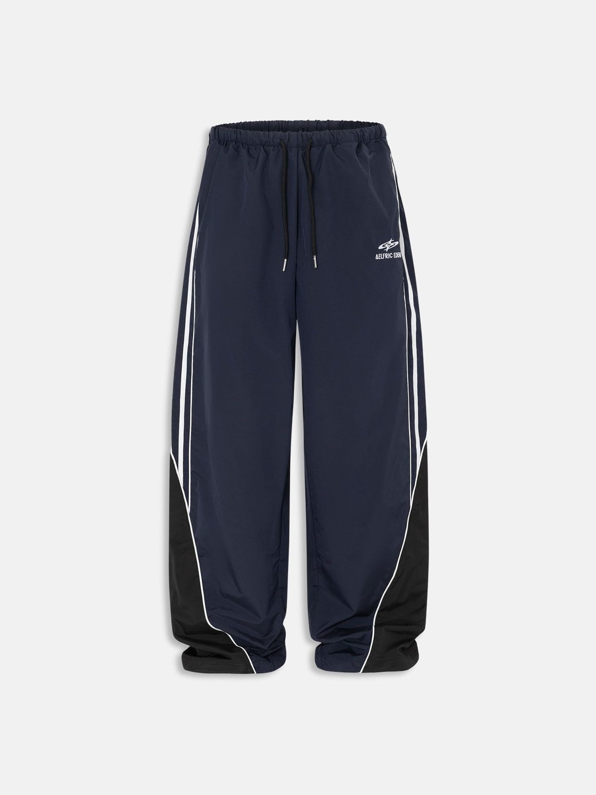 Contrast Side Baggy Track Pants Blue - Aelfric Eden