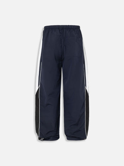 Contrast Side Baggy Track Pants Blue - Aelfric Eden