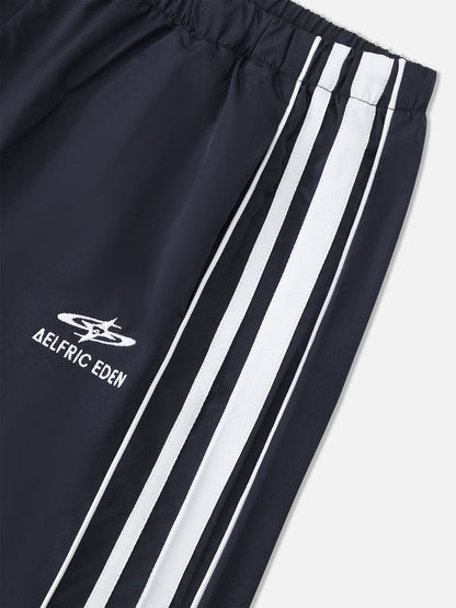 Contrast Side Baggy Track Pants Blue - Aelfric Eden