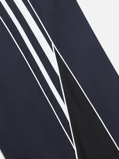 Contrast Side Baggy Track Pants Blue - Aelfric Eden