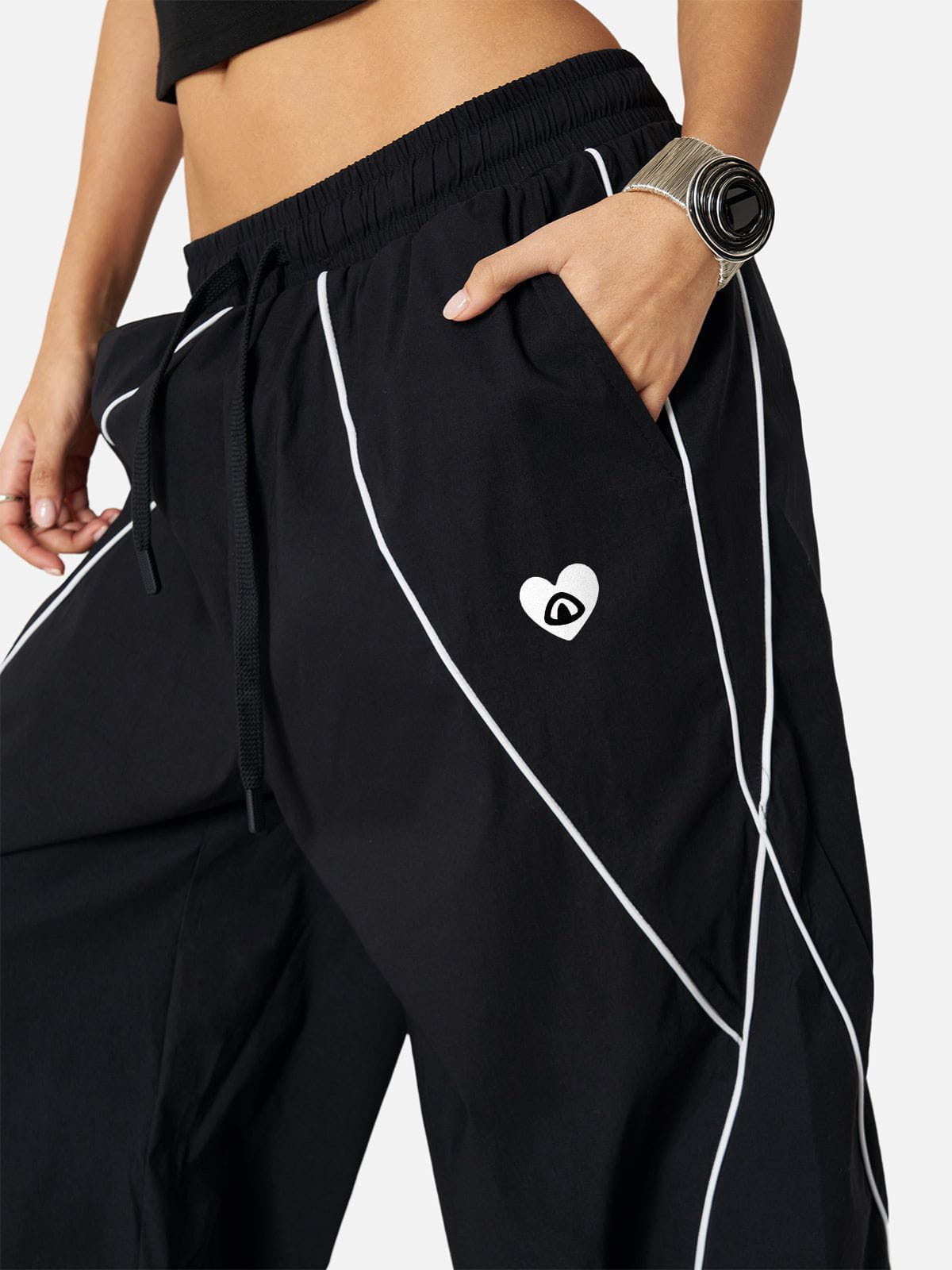 Baggy Sweatpants Black - Aelfric Eden
