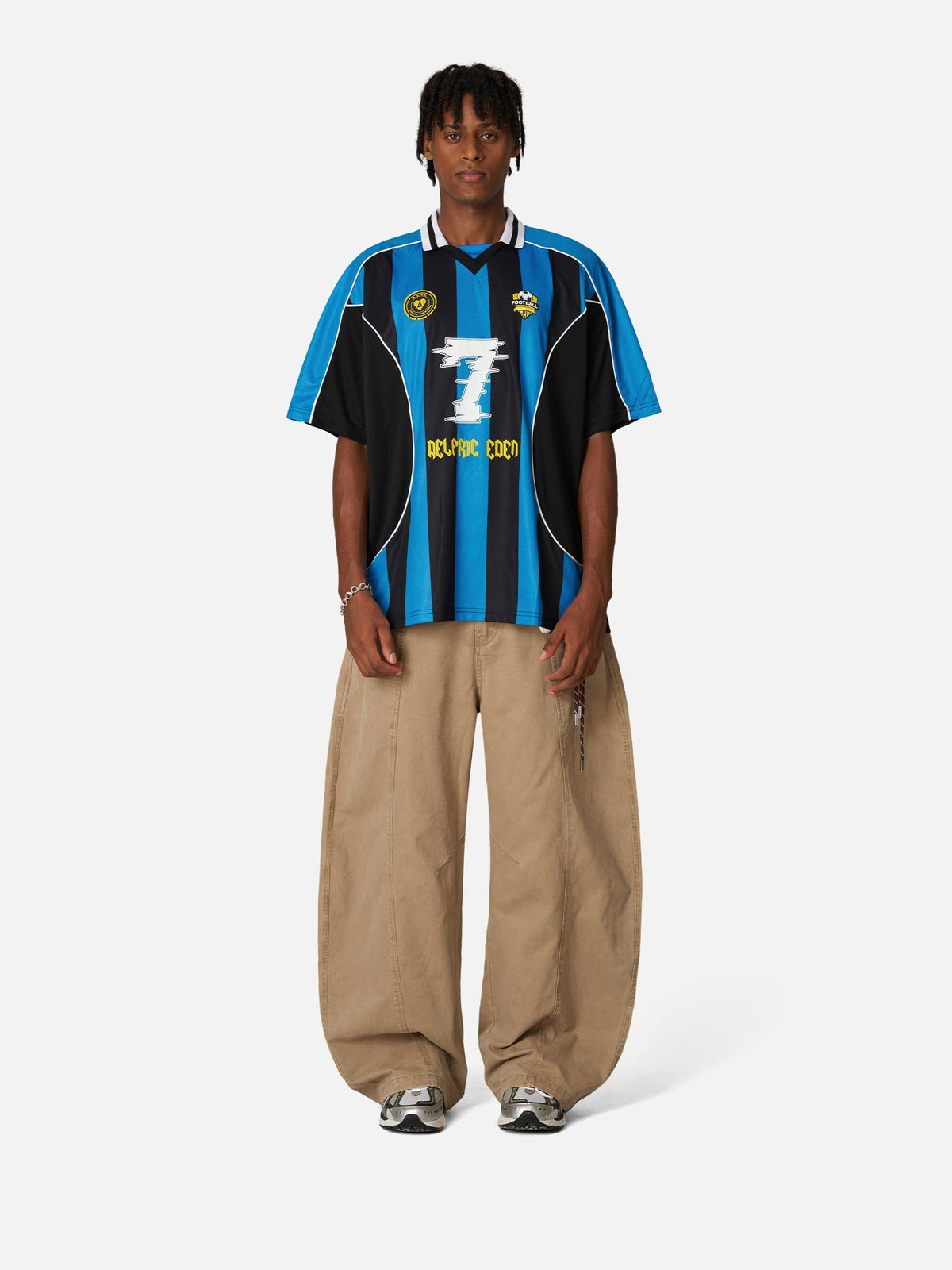 Baggy Barrel Pants Khaki - Aelfric Eden