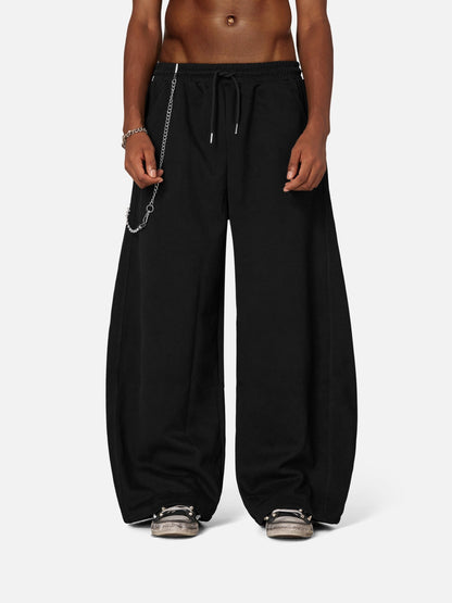 Super Baggy Barrel Sweatpants Black - Aelfric Eden