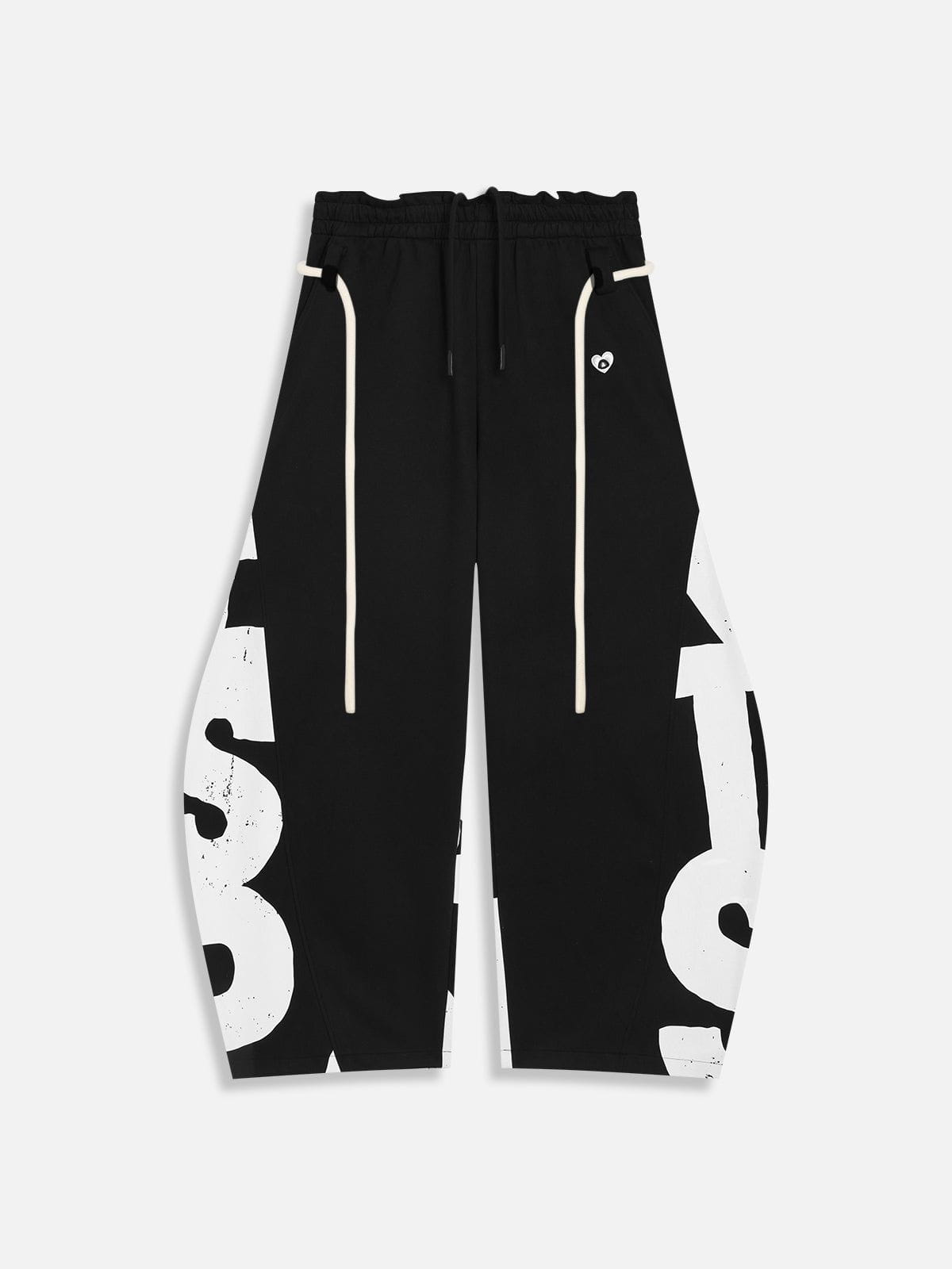 Graffiti Super Baggy Barrel Sweatpants Grey - Aelfric Eden