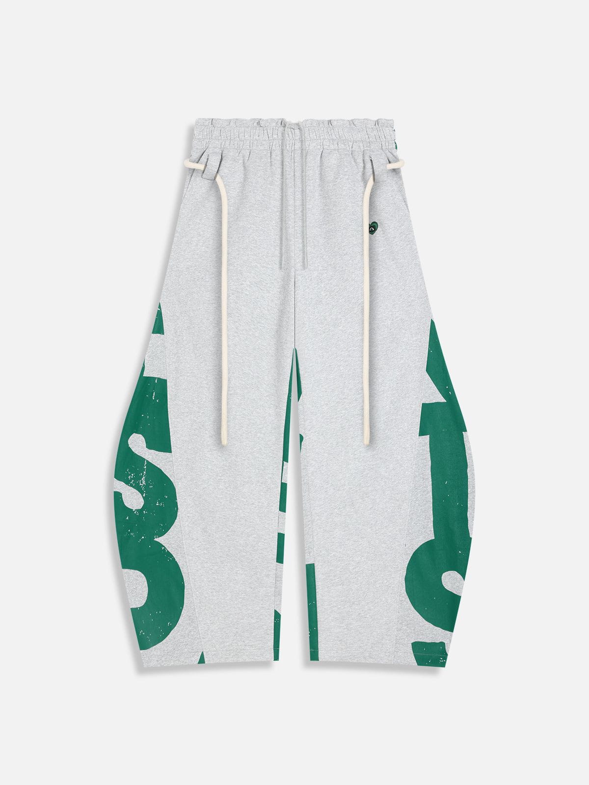 Graffiti Super Baggy Barrel Sweatpants Grey - Aelfric Eden