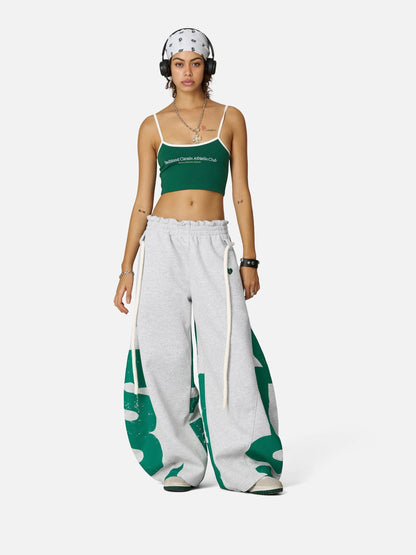 Graffiti Super Baggy Barrel Sweatpants Grey - Aelfric Eden