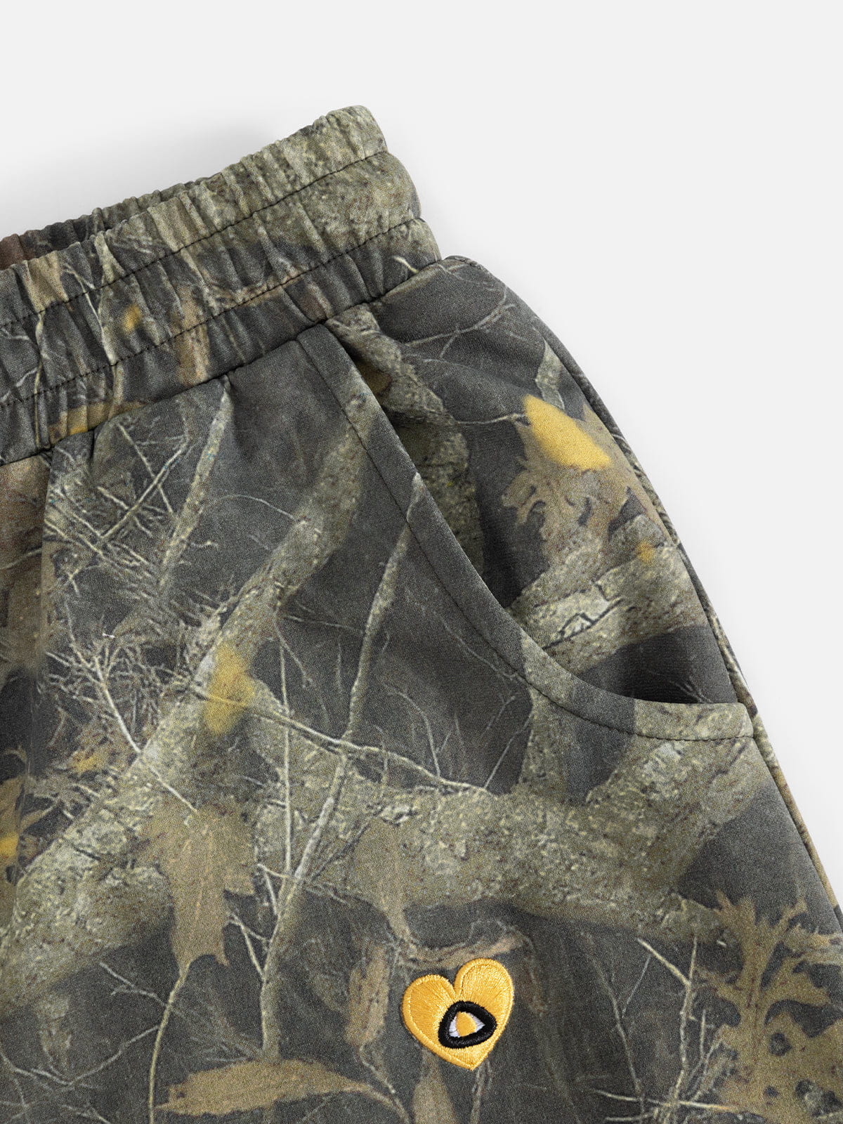 Leaf CAMO Baggy Barrel Sweatpants Brown - Aelfric Eden