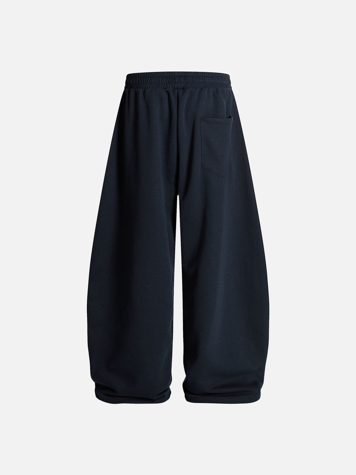 Stripe Baggy Barrel Sweatpants Dark Blue - Aelfric Eden