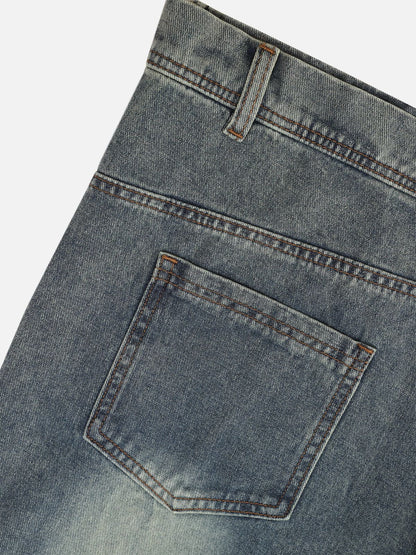 Washed Reverse Jorts Blue - Aelfric Eden