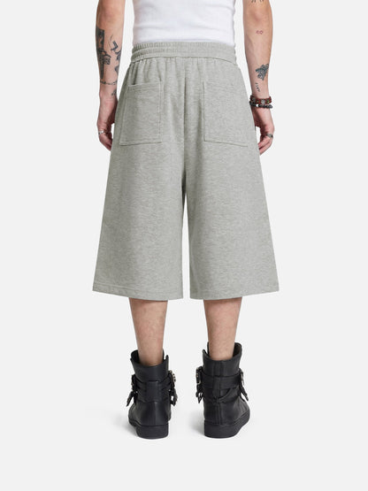 Wrinkle Longline Shorts Grey - Aelfric Eden