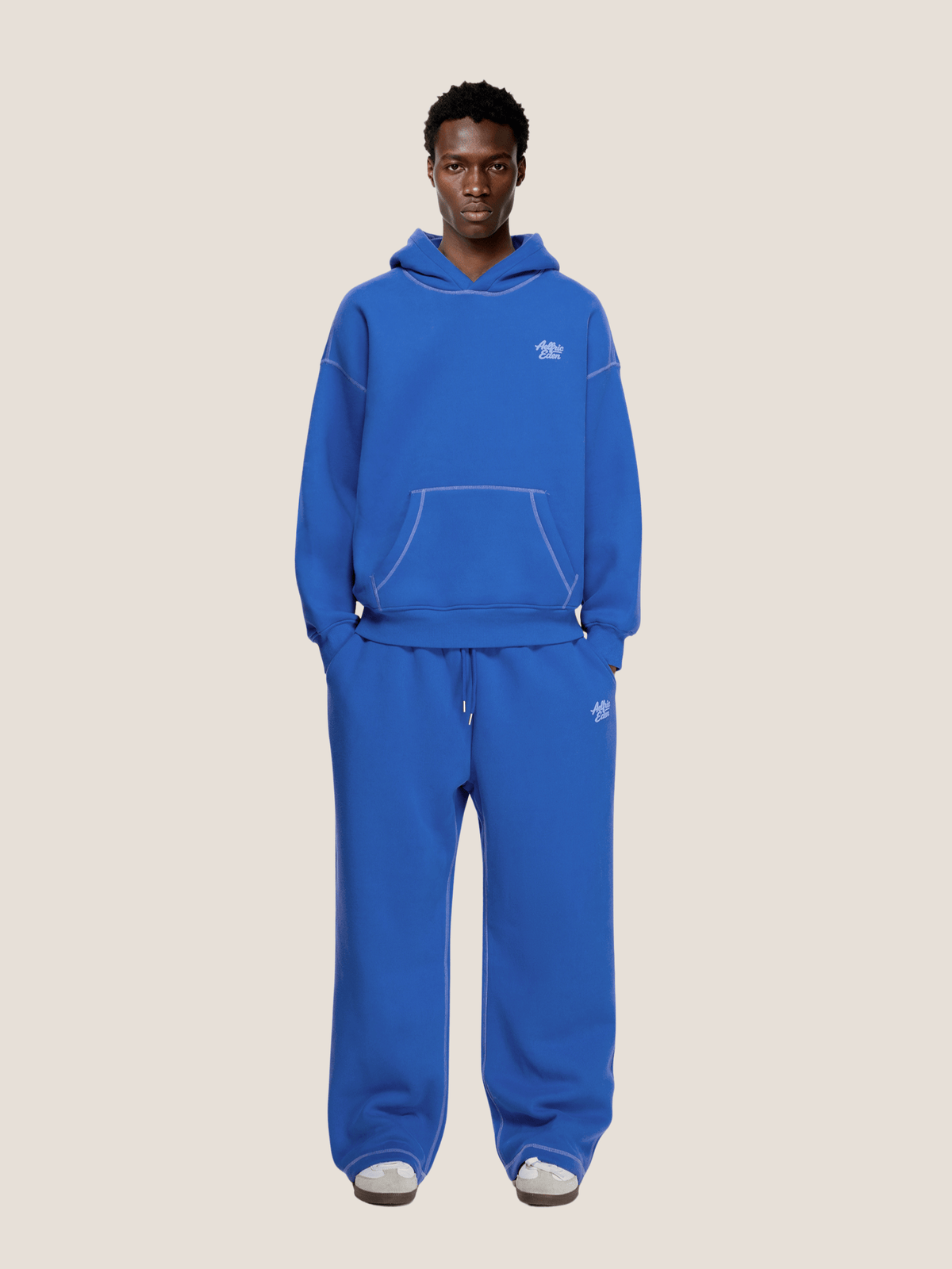 Soufflé Classic Hoodie Sets Blue - Aelfric Eden