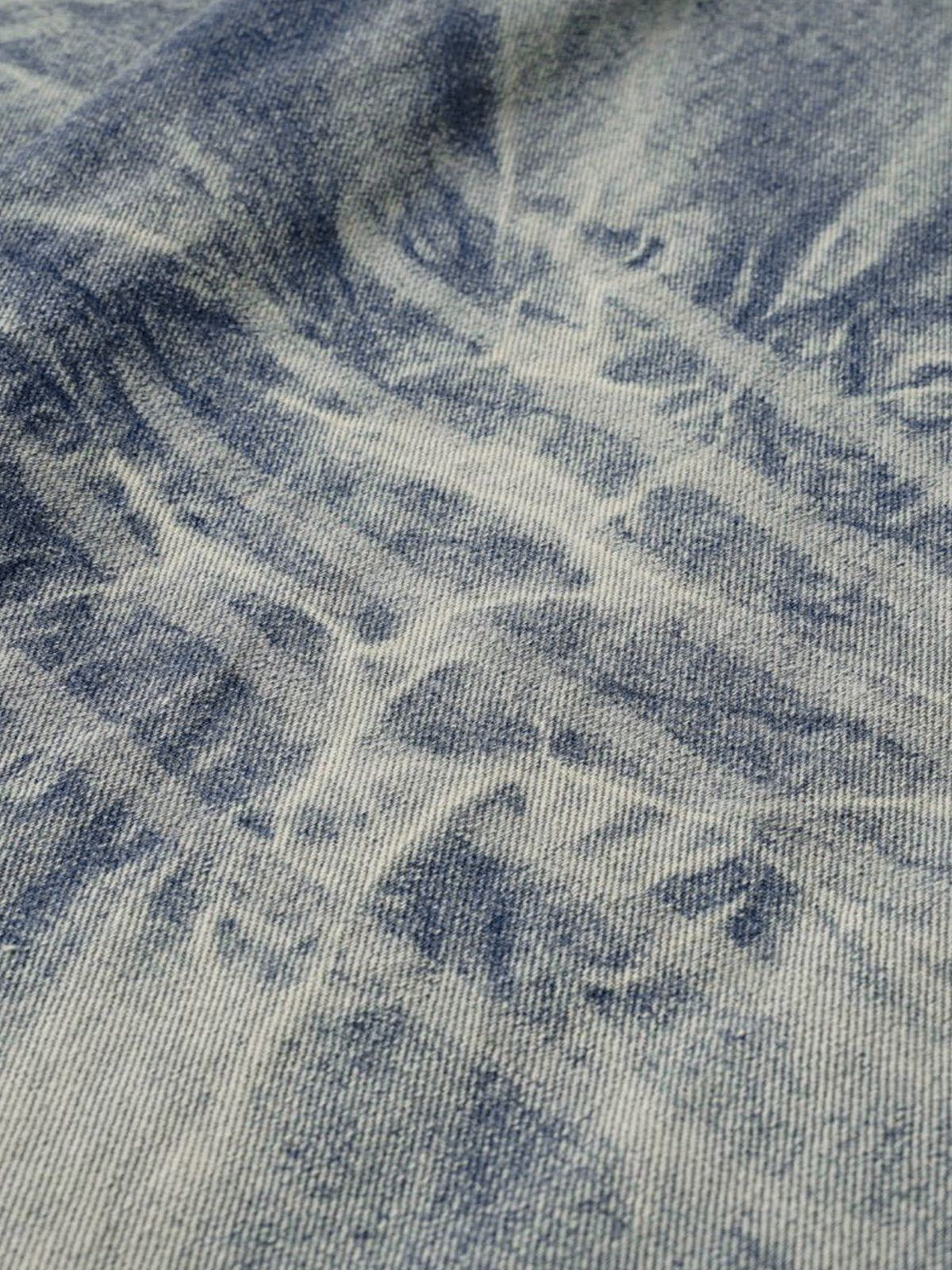 Deconstruction Patchwork Washed Loose Jeans Blue - Aelfric Eden
