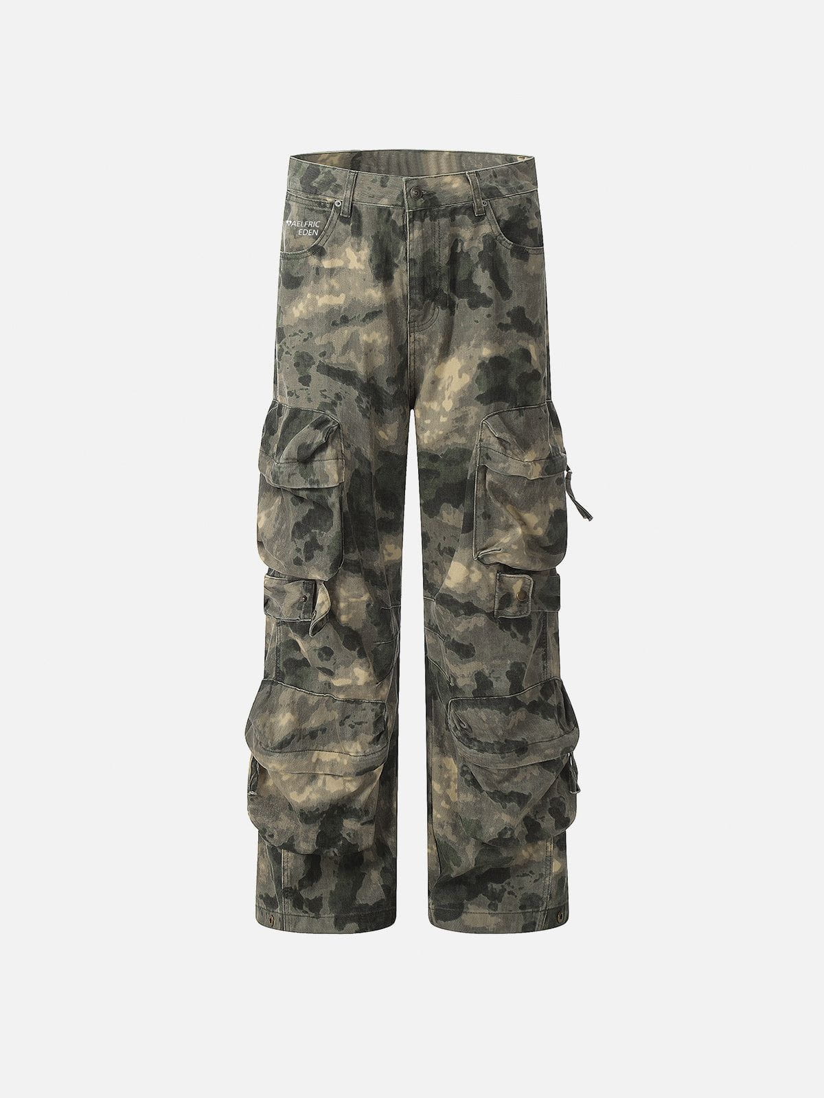 3D Multi Pocket Camouflage Cargo Pants Camouflage - Aelfric Eden