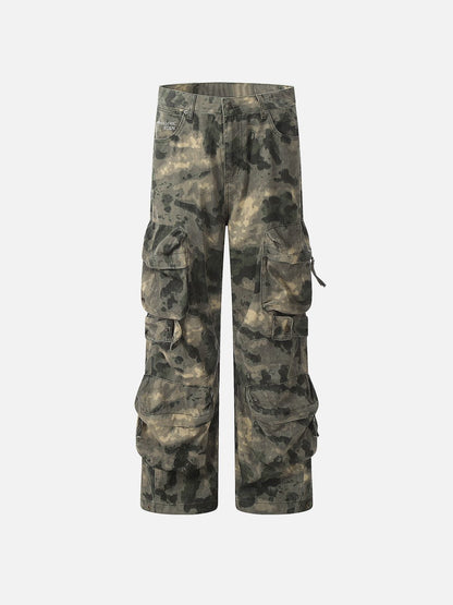 3D Multi Pocket Camouflage Cargo Pants Camouflage - Aelfric Eden
