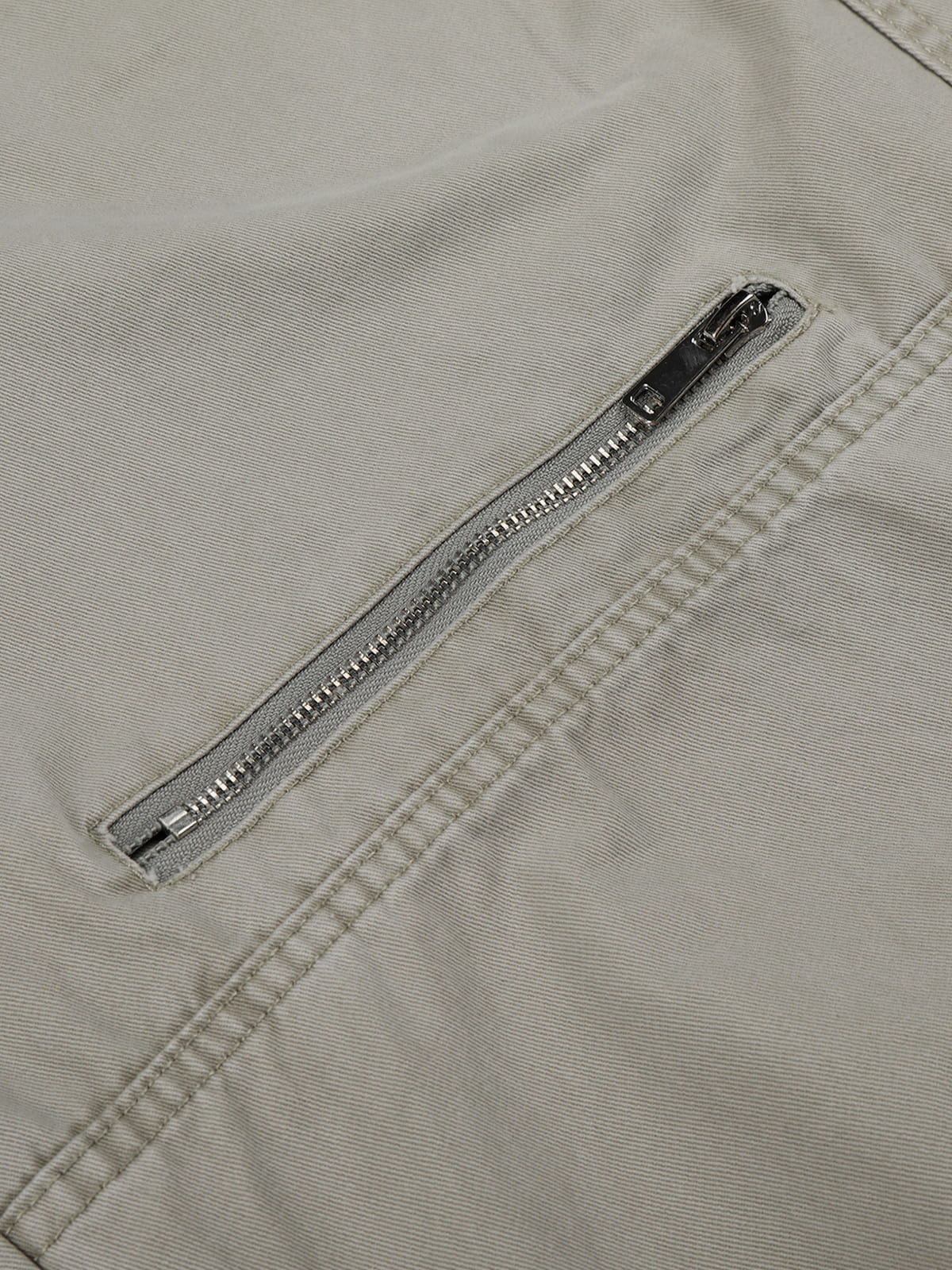 Zip Pocket Panel Pants Light Grey - Aelfric Eden