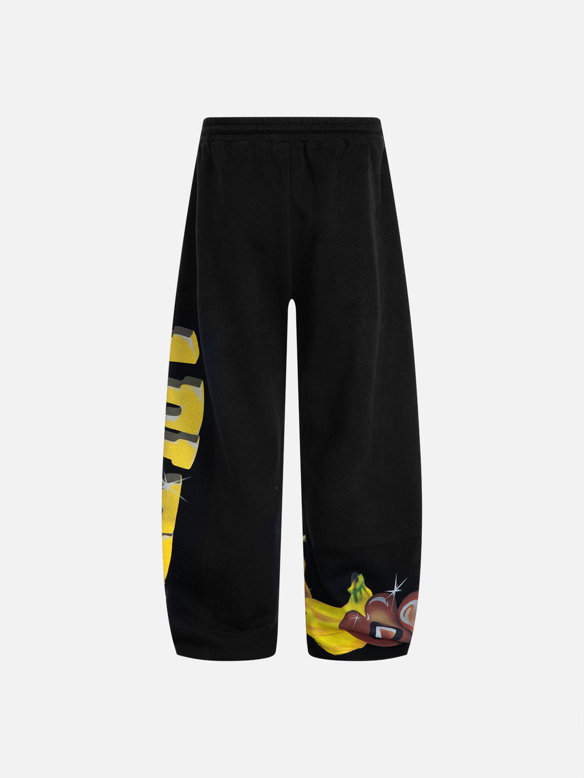 Fruit Baggy Sweatpants Black - Aelfric Eden