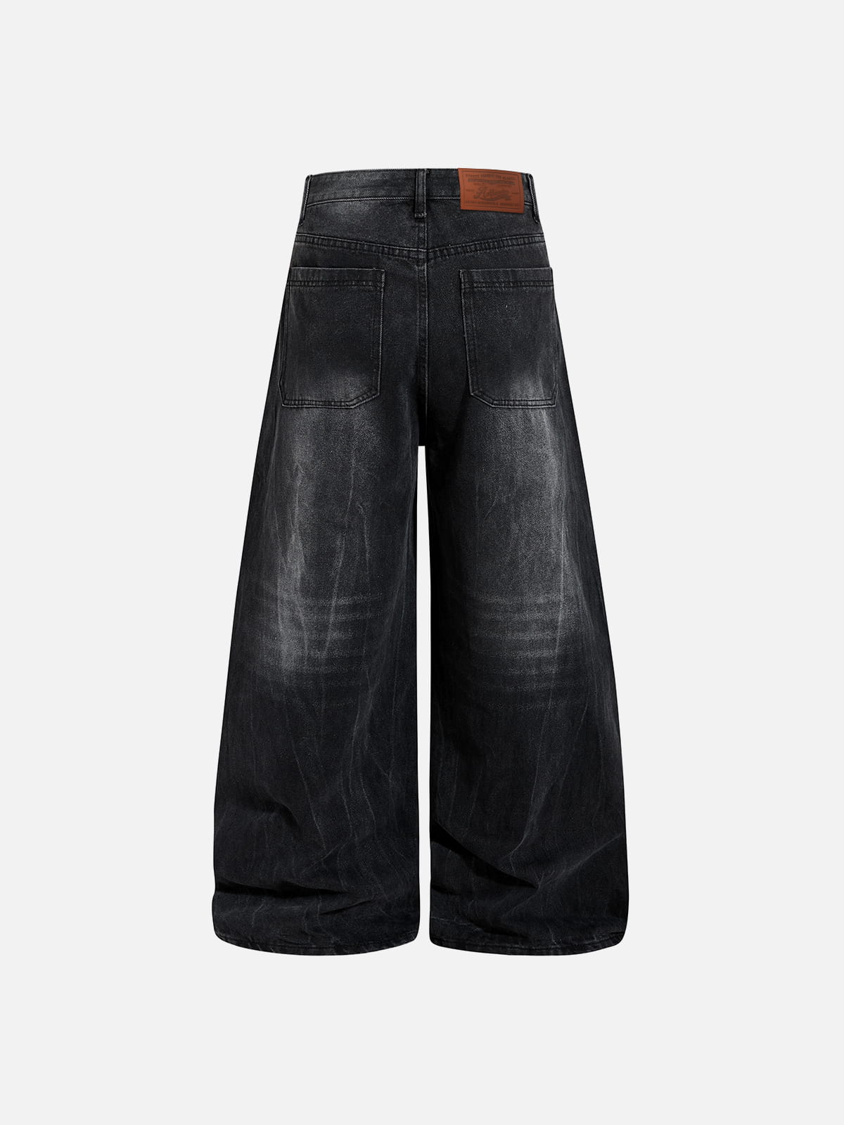 Studded Washed Jeans Black - Aelfric Eden