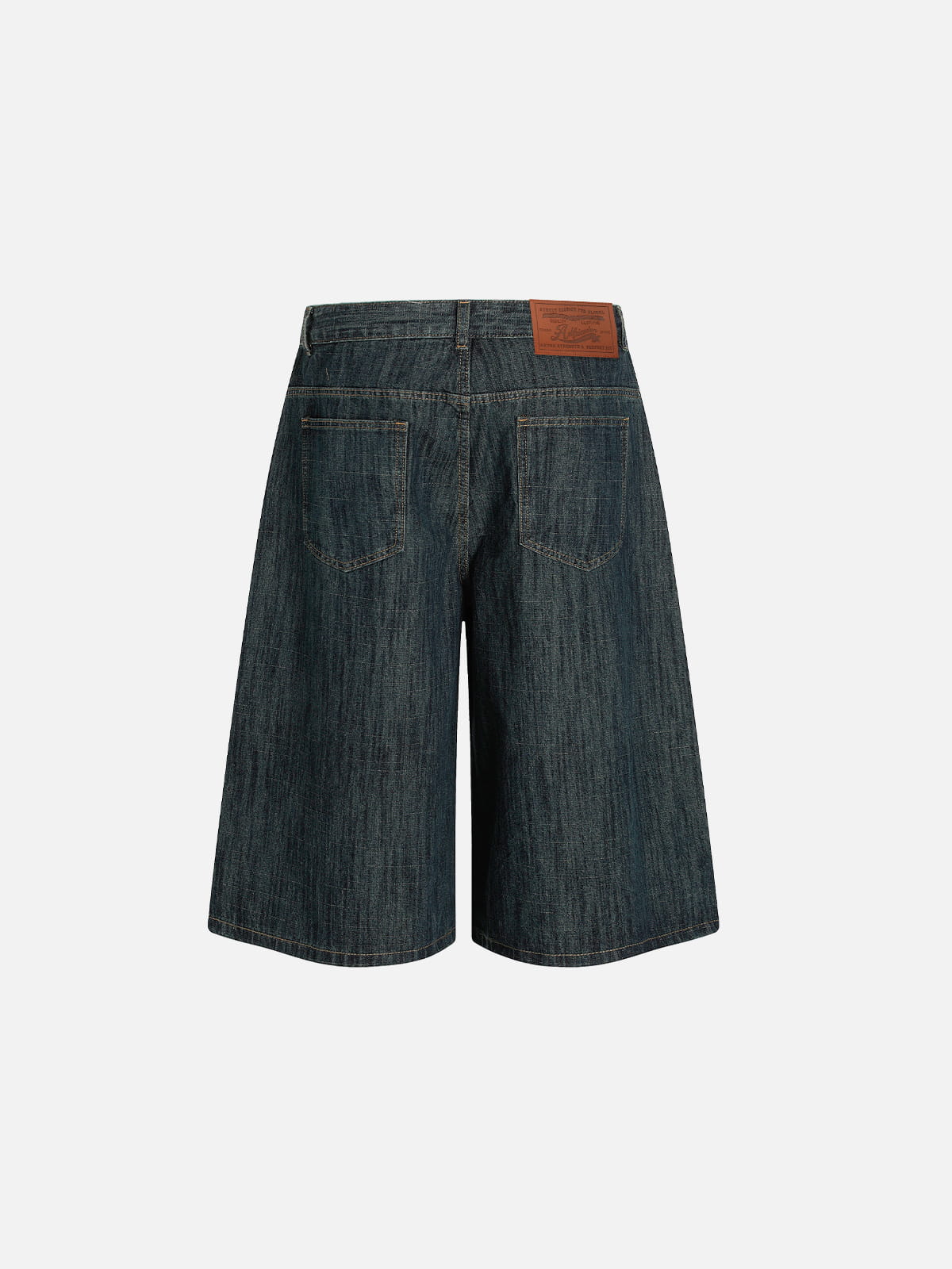 Textured Longline Jorts Dark Blue - Aelfric Eden