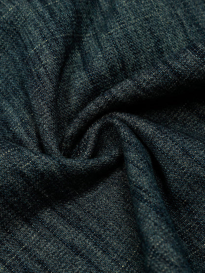 Textured Longline Jorts Dark Blue - Aelfric Eden