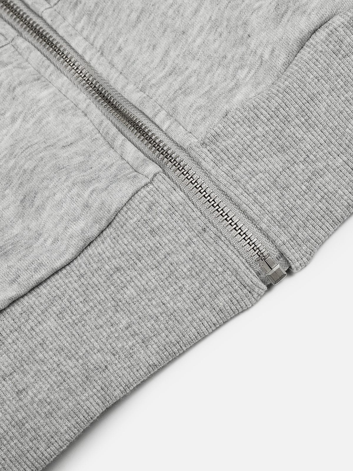 Stand Collar Napoleon Jacket Grey - Aelfric Eden