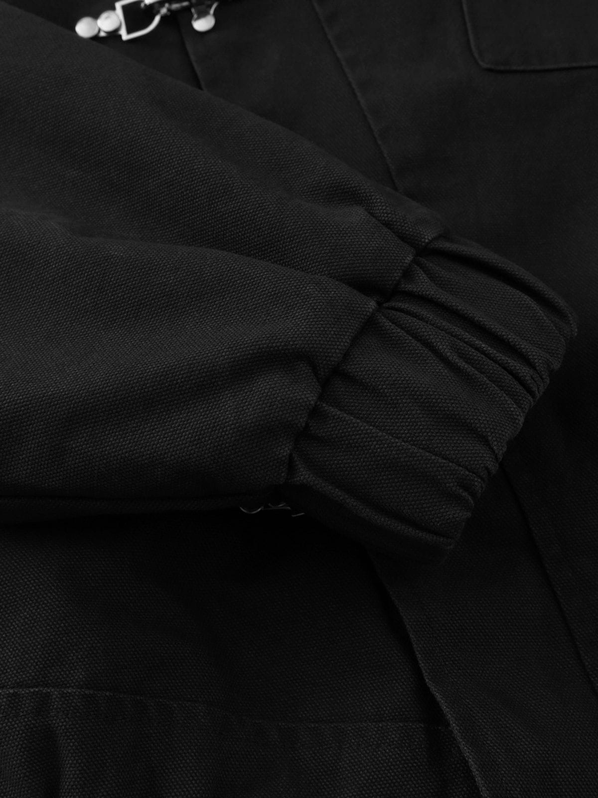 Boxy Fireman Clasp Jacket Grey - Aelfric Eden