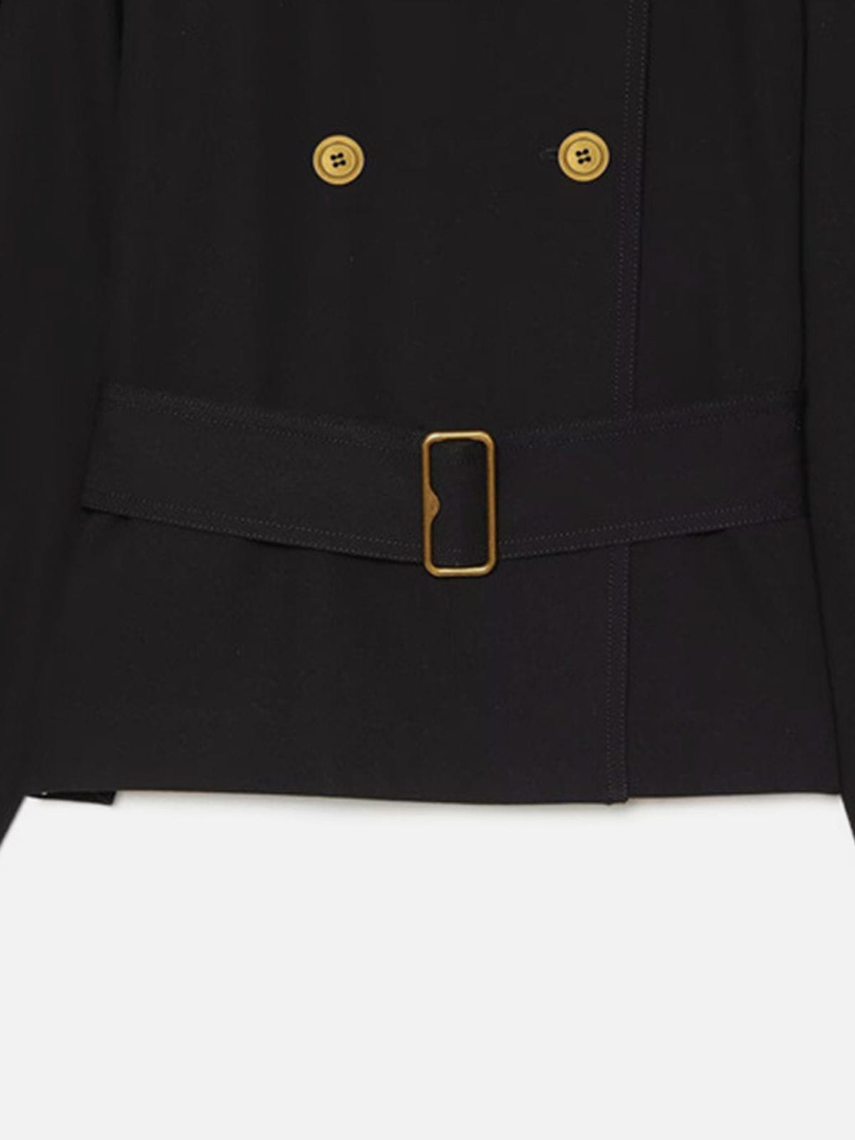 Double Breasted Jacket Black - Aelfric Eden