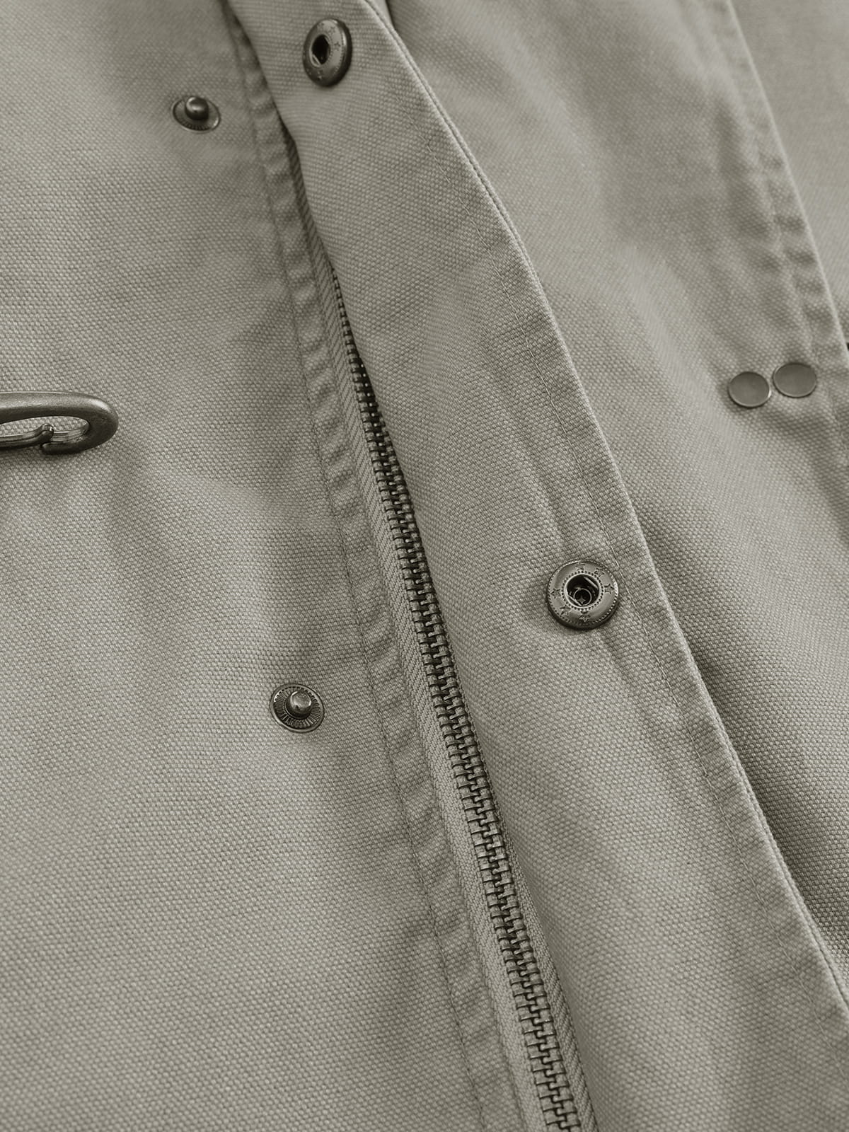 Fireman Clasp Washed Jacket Grey - Aelfric Eden