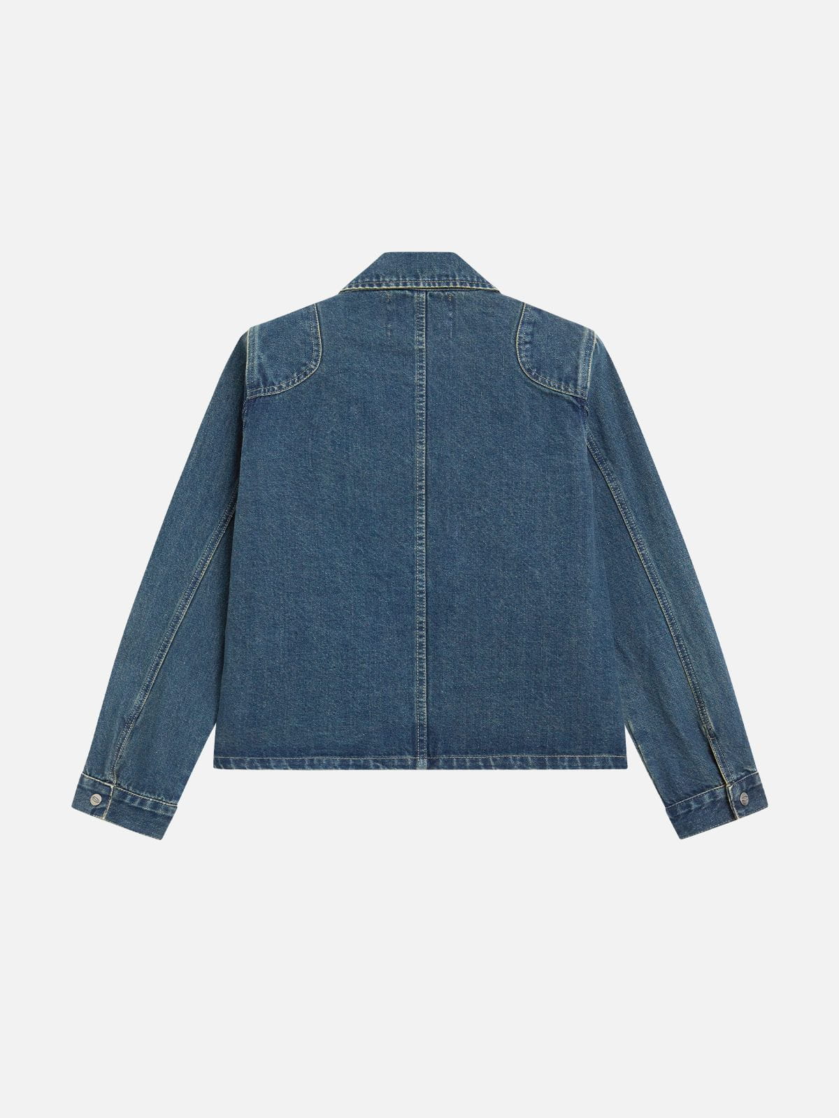 Fireman Clasp Denim Jacket Blue - Aelfric Eden