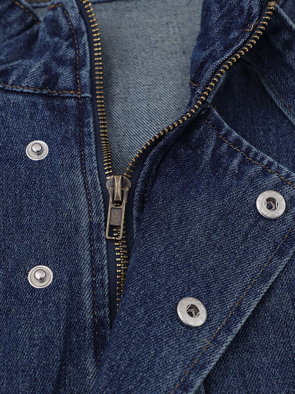 Boxy Washed Denim Jacket Blue - Aelfric Eden