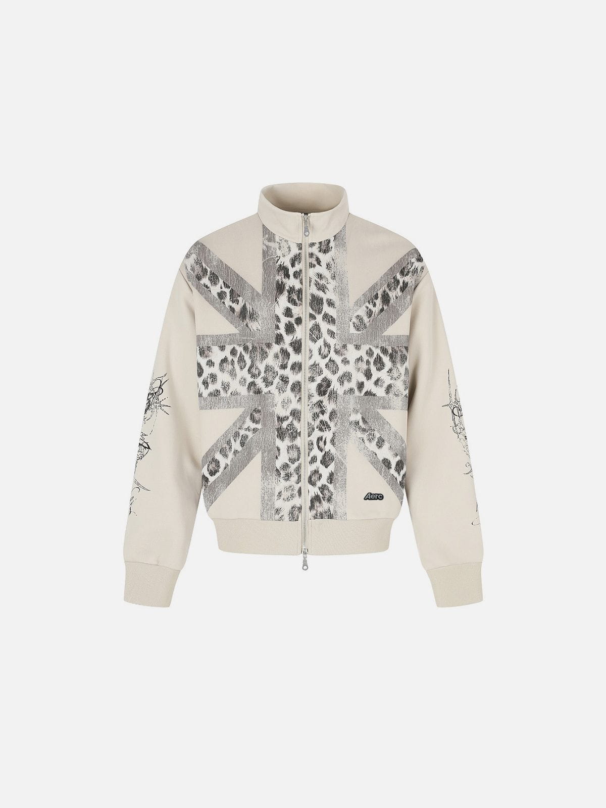 Leopard Flag Jacket Apricot - Aelfric Eden