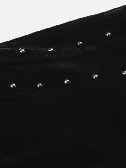 CAMO Studded Zip Up Jacket Black - Aelfric Eden