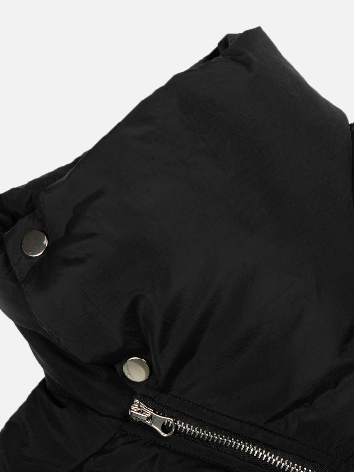 Asymmetric Zip Up Coat Black - Aelfric Eden