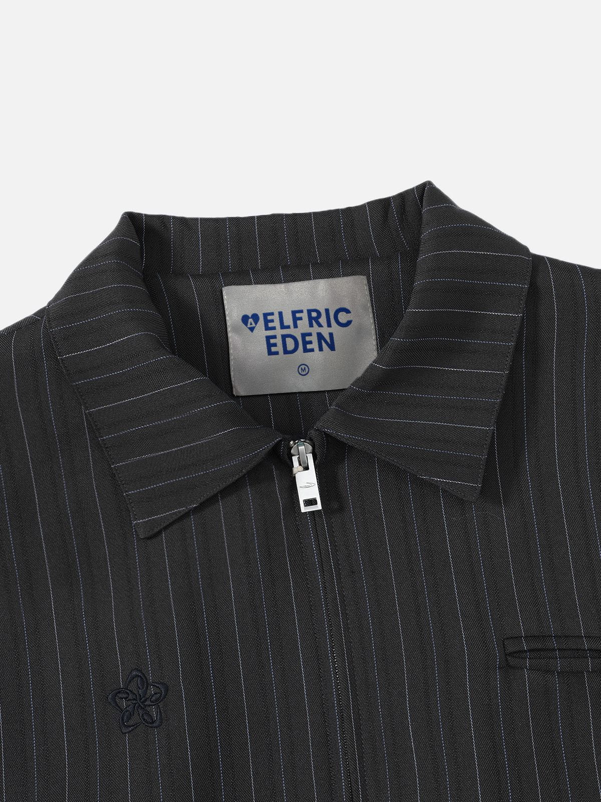 Pinstripe Jacket Dark Grey - Aelfric Eden