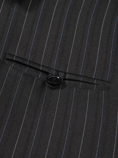 Pinstripe Jacket Dark Grey - Aelfric Eden