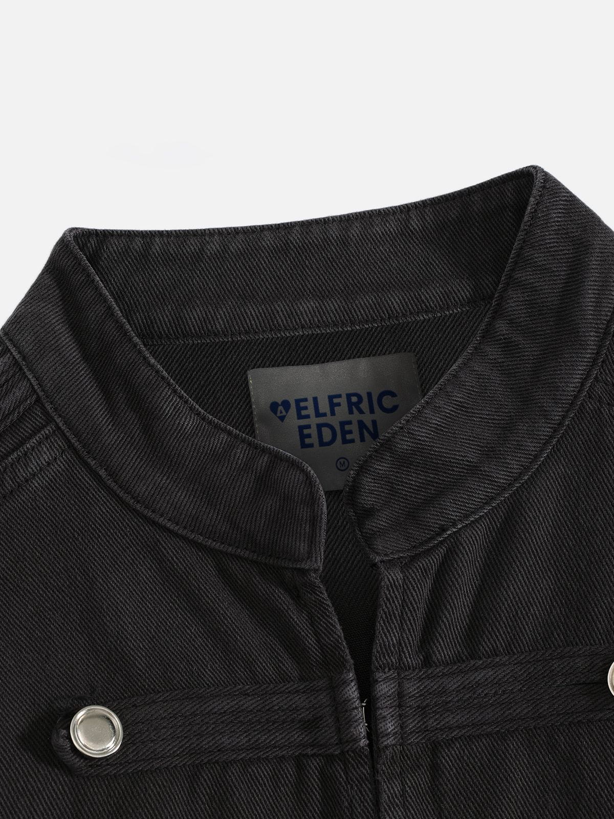Washed Napoleon Jacket Dark Grey - Aelfric Eden
