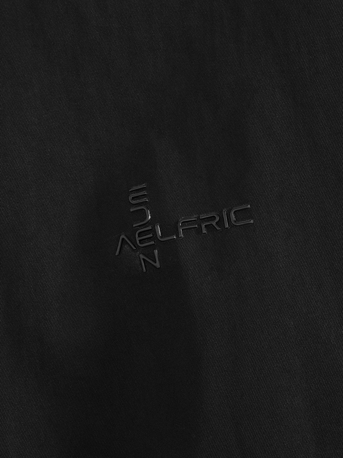 Boxy Utility Zip Up Jacket Black - Aelfric Eden