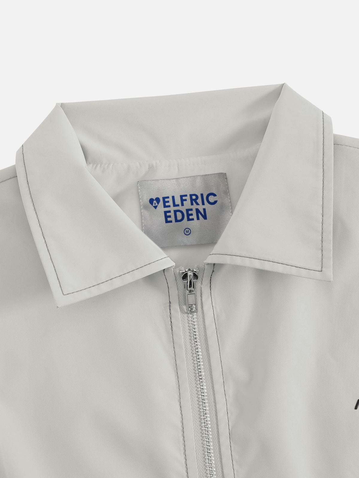 Boxy Pleated Jacket Light Grey - Aelfric Eden