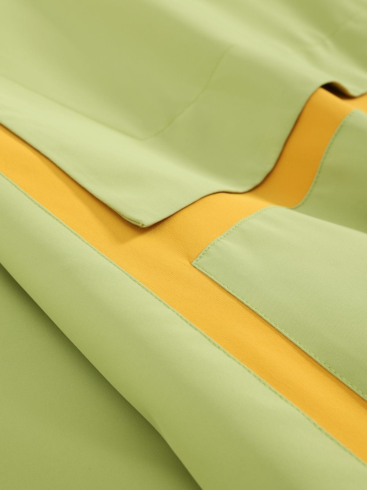 Boxy Diagonal Panel Jacket Green - Aelfric Eden