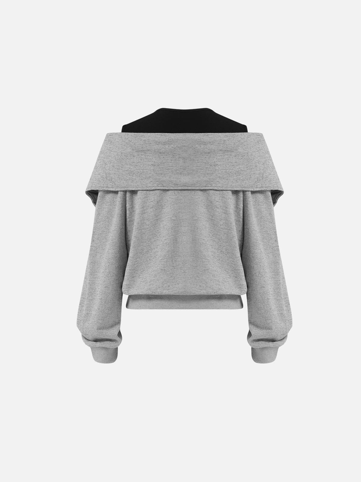 Layered Sweatshirt Grey - Aelfric Eden