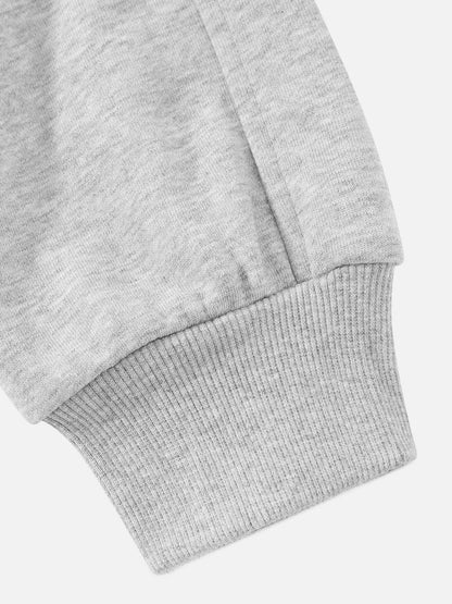 Off-The-Shoulder Sweatshirt Grey - Aelfric Eden