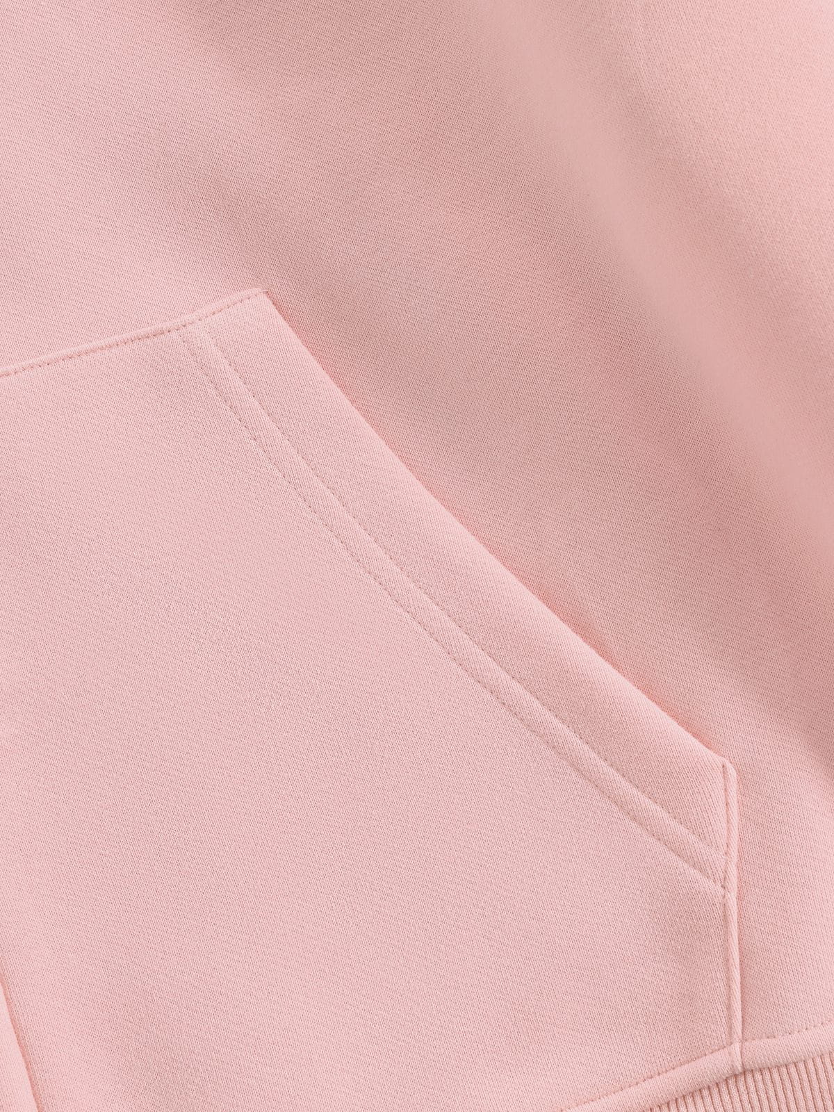 [Pre-Order] Star Patch Zip Up Hoodie Pink - Aelfric Eden